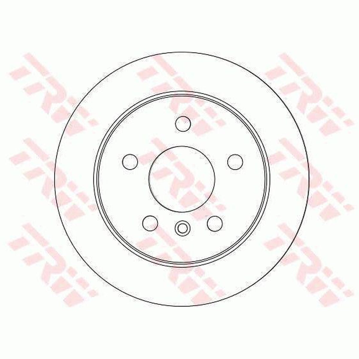 TRW Brake Rotor Rear DF4453S