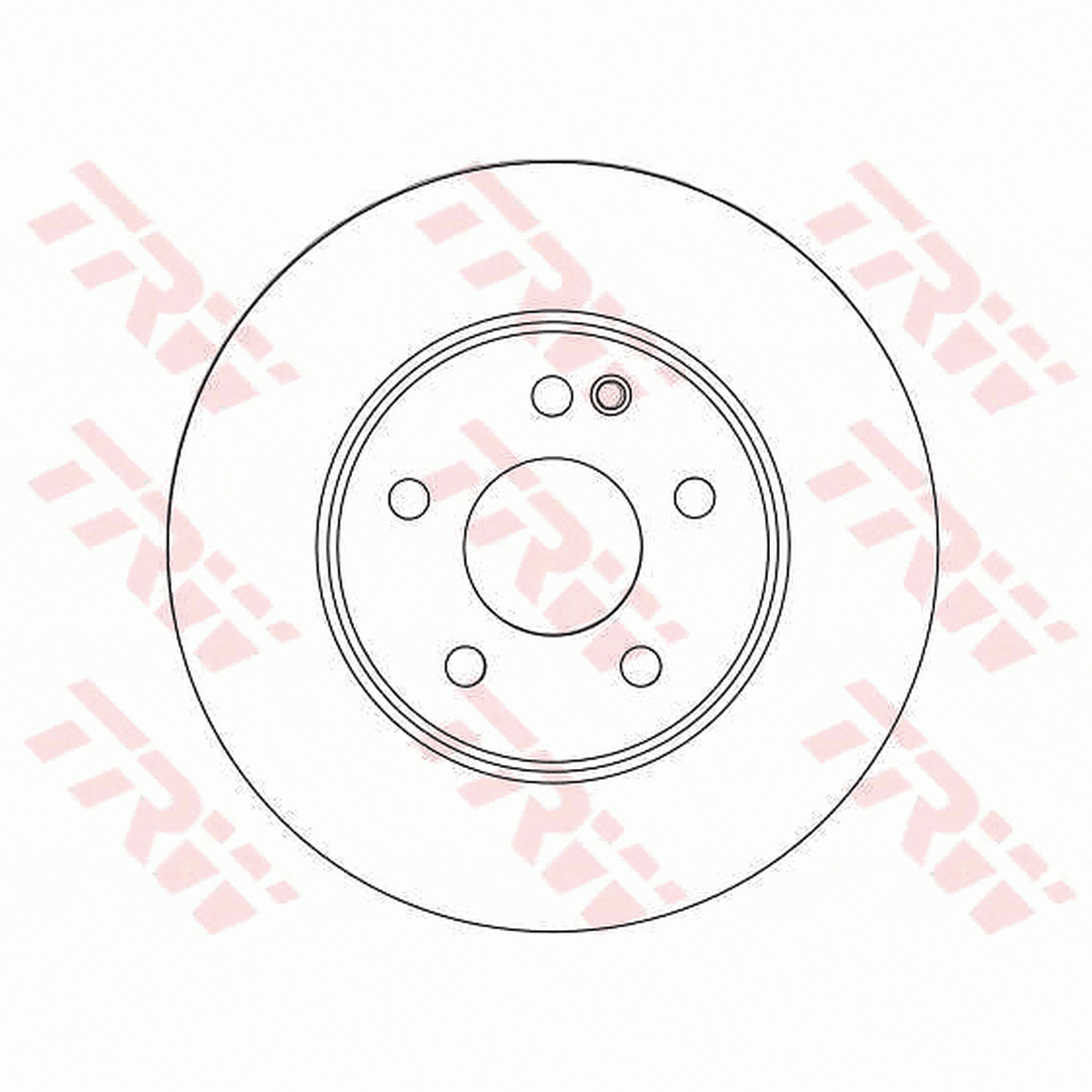 TRW Brake Rotor Pair Front DF4454S