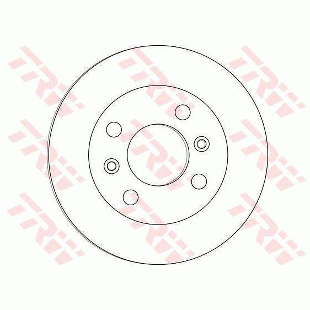 TRW Brake Rotor Front DF4458S