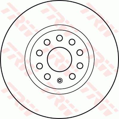 TRW Brake Rotor Front Single DF4464S