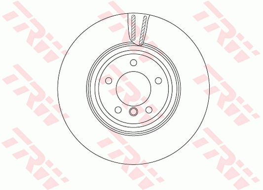 TRW Brake Rotor Front DF4775S
