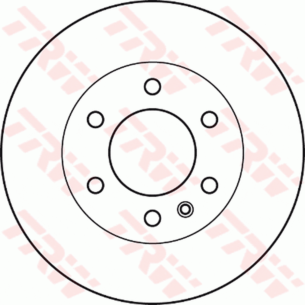 TRW Brake Rotor Front DF4822S