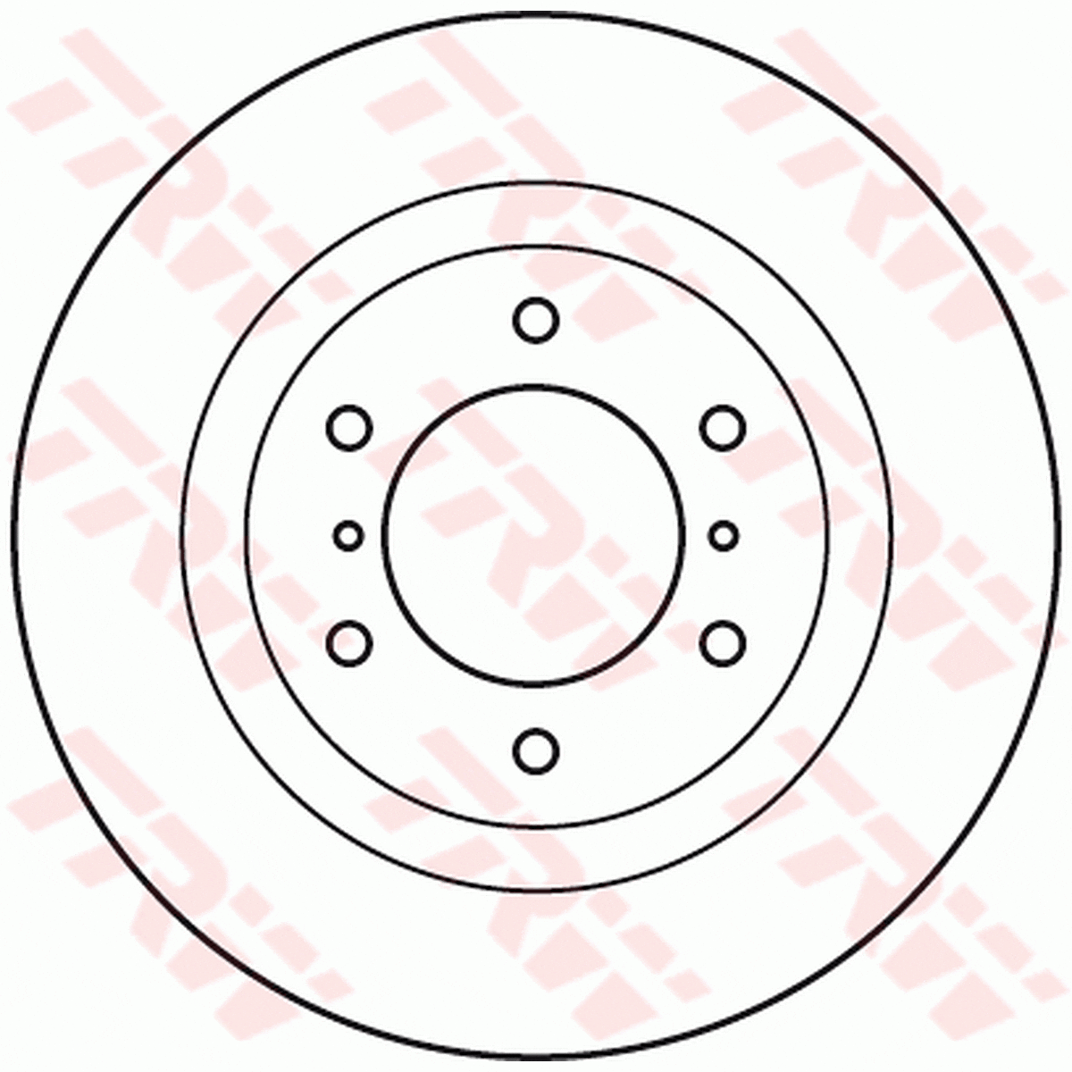 TRW Brake Rotor Front DF4943S