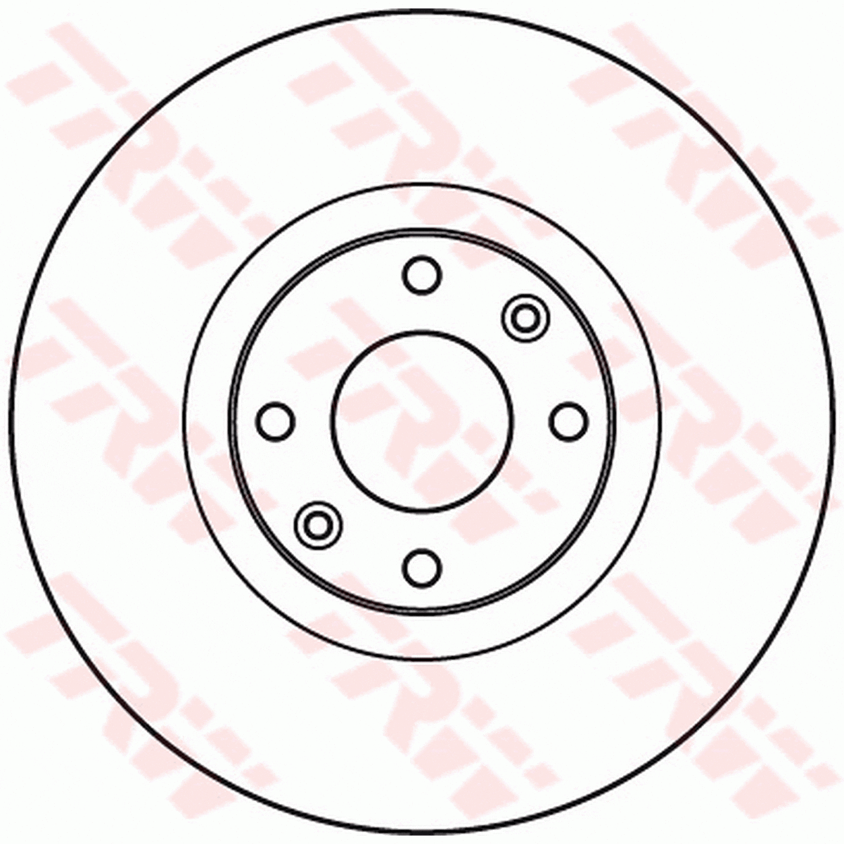 TRW Brake Rotor Front DF4962S