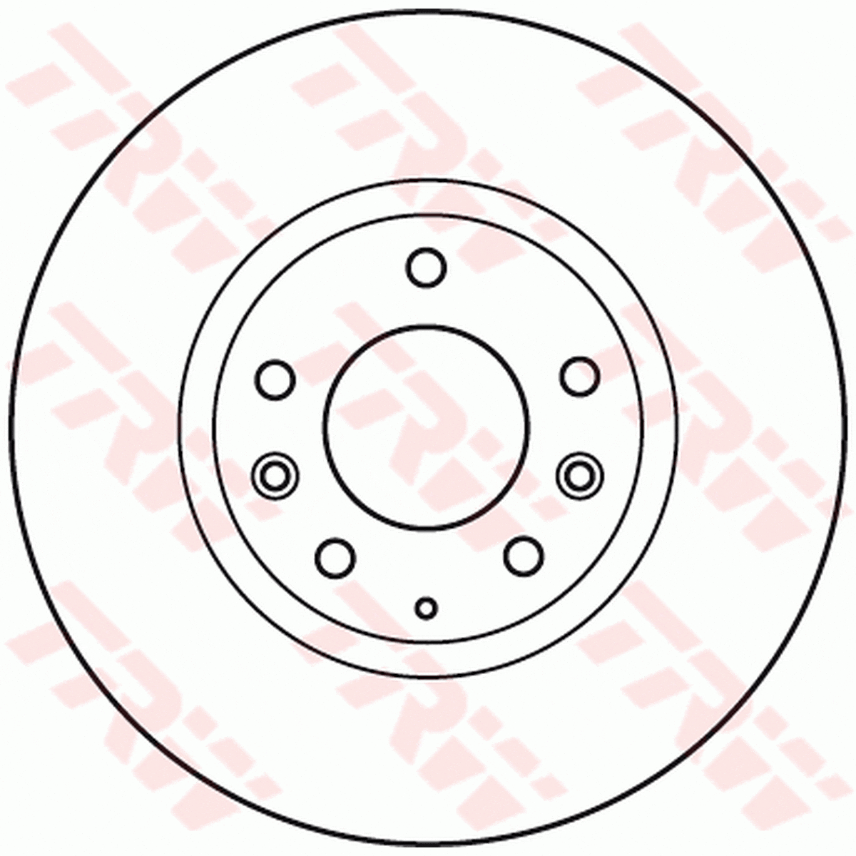 TRW Brake Rotor Front DF4974S