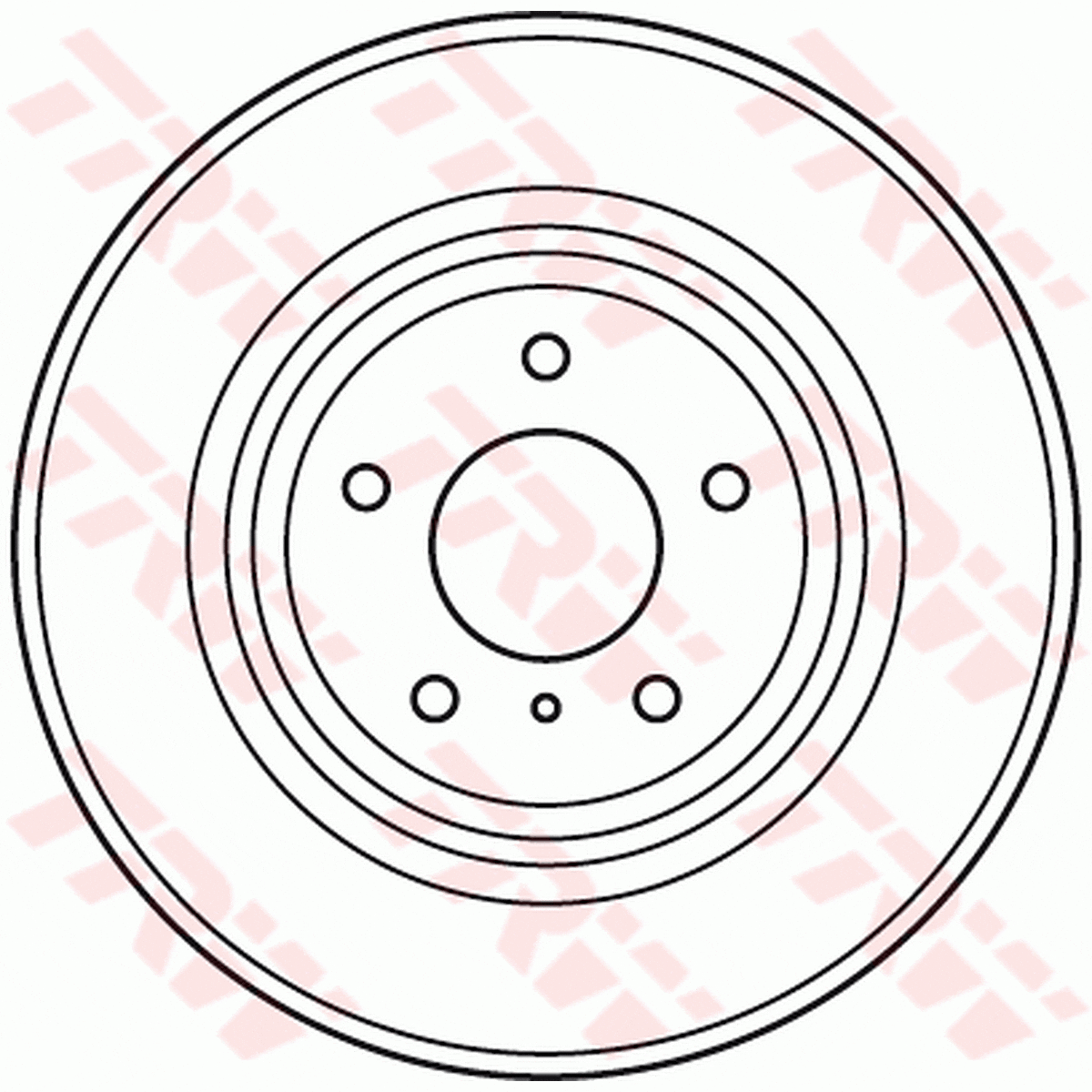 TRW Brake Rotor Front DF4983S