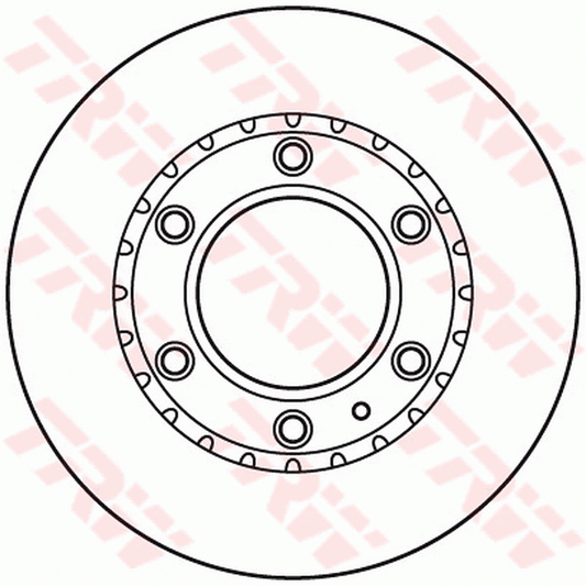TRW Brake Rotor Front DF6034S