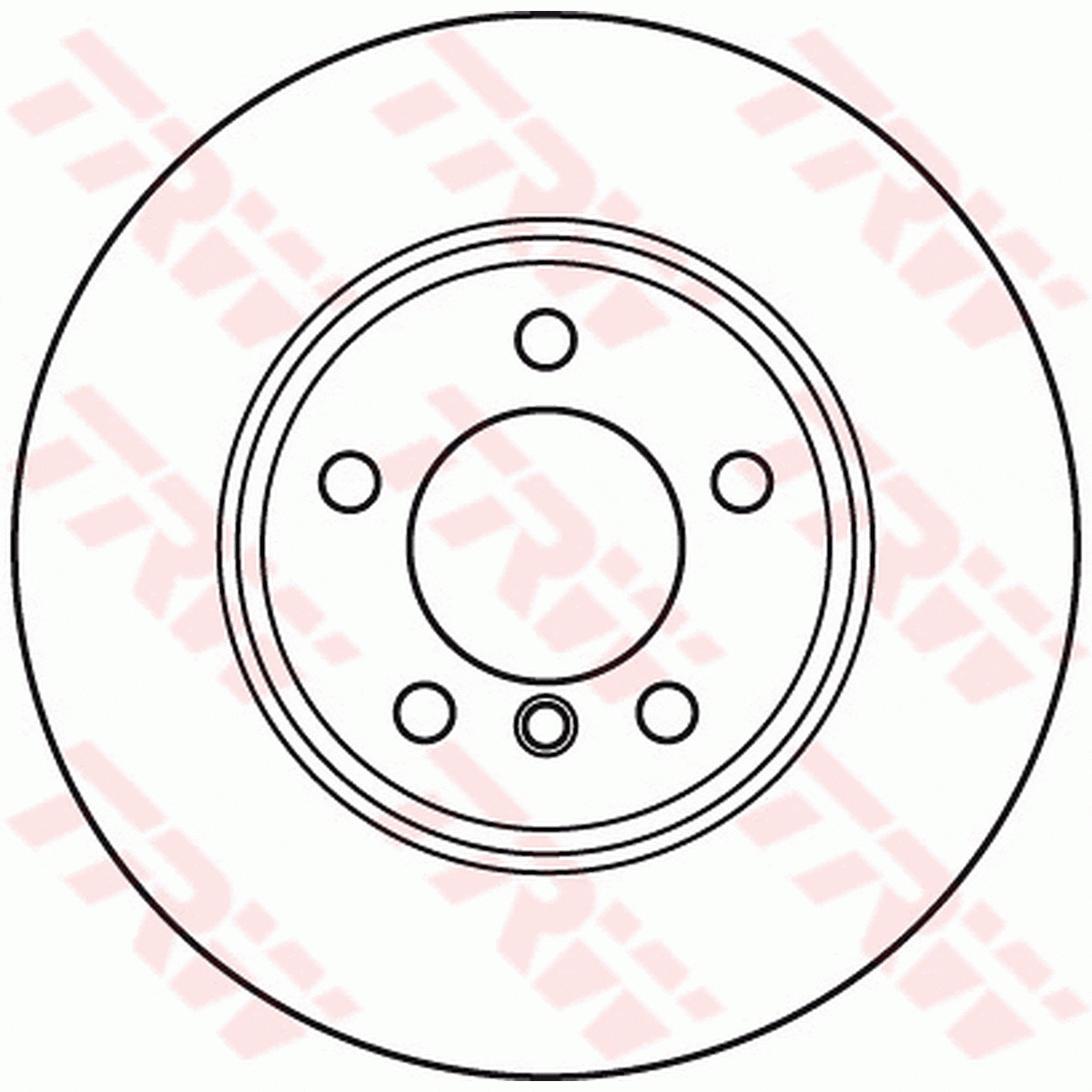 TRW Brake Rotor Front DF6119S