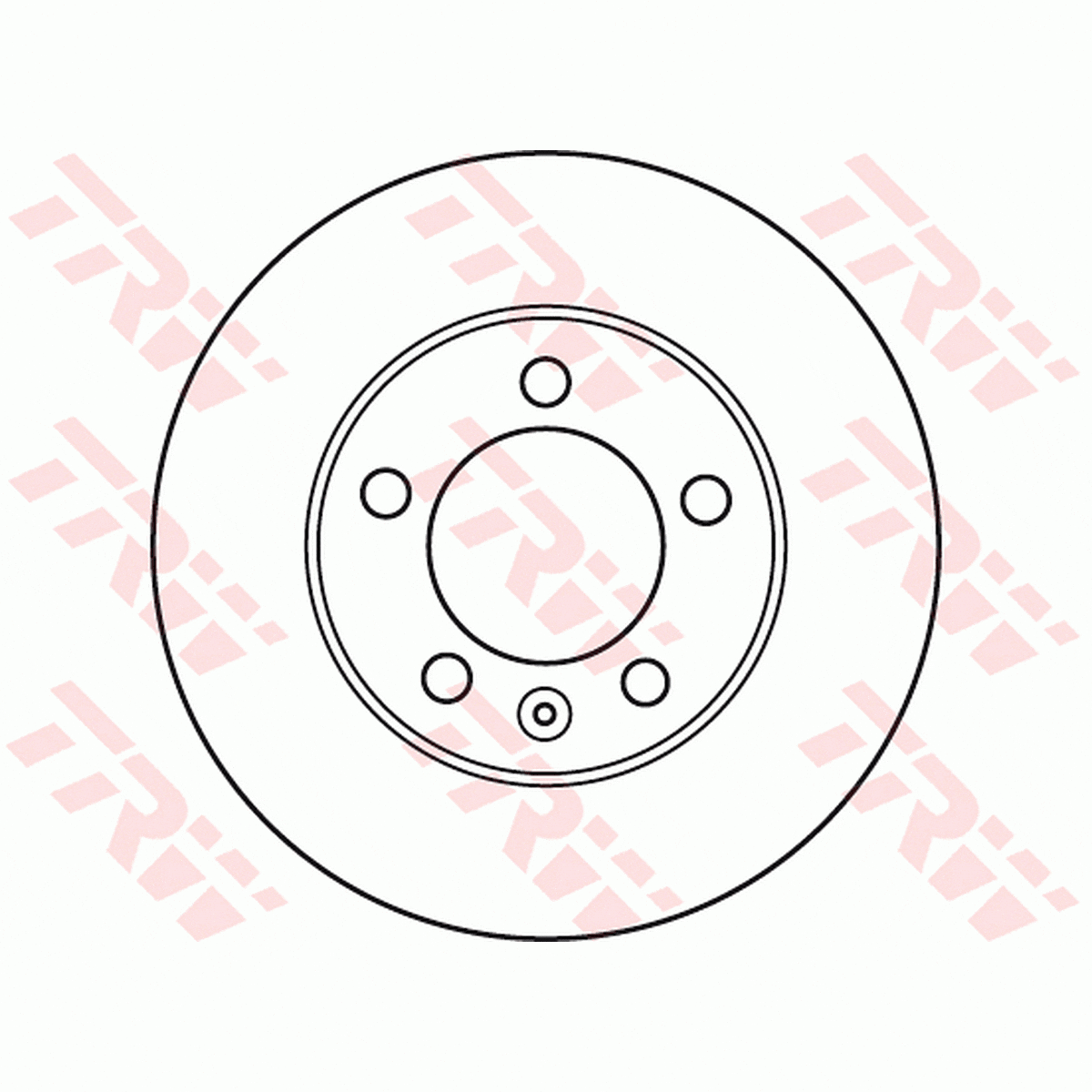 TRW Brake Rotor Front DF6131S