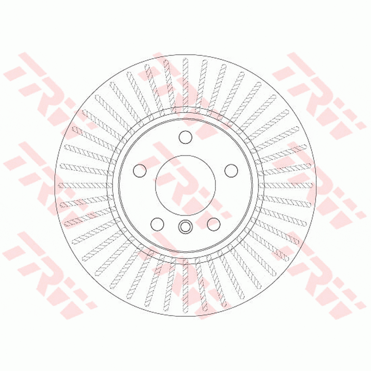 TRW Brake Rotor Front DF6220S