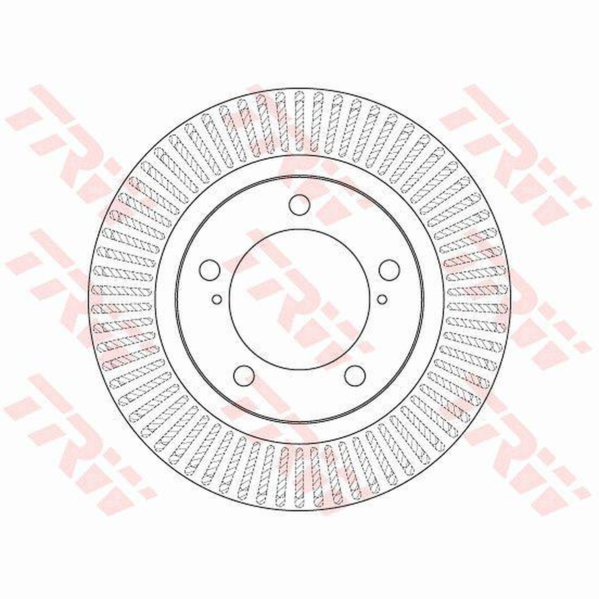 TRW Brake Rotor 340mm Front DF6239S