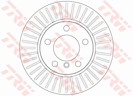 TRW Brake Rotor Single 284mm Front DF6255S