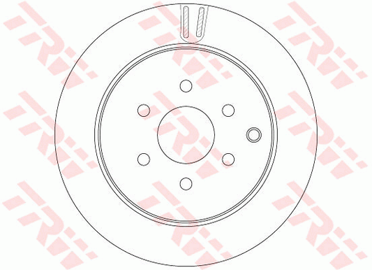 TRW Brake Rotor 307.6mm Rear DF6289S