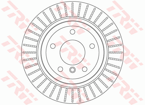 TRW Brake Rotor Single Rear DF6329S