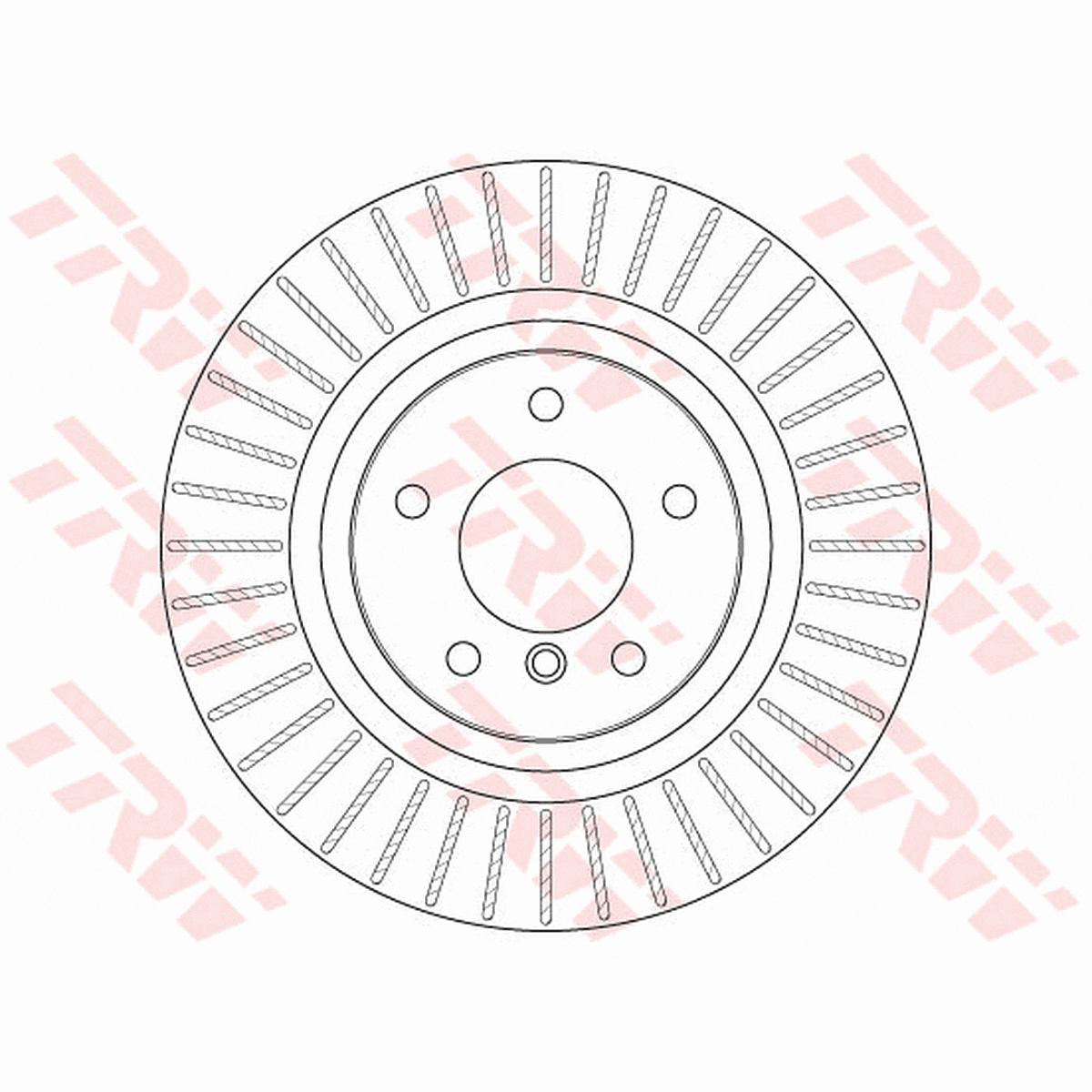 TRW Brake Rotor 330mm Rear DF6352S