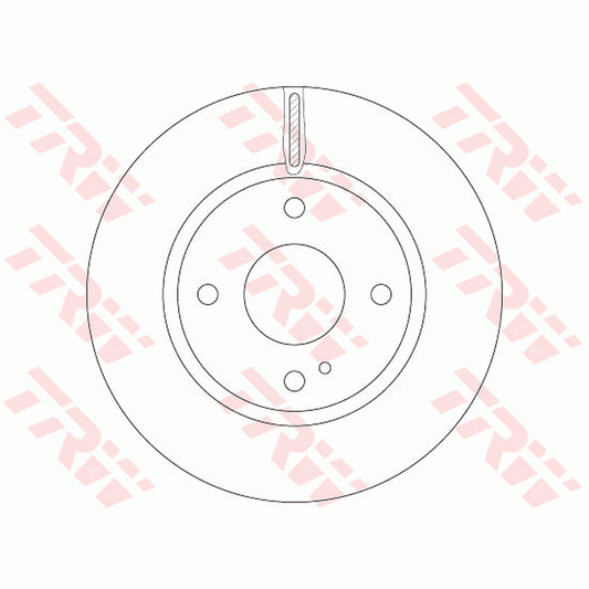 TRW Brake Rotor 258mm Front DF6399S