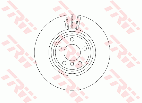 TRW Brake Rotor 345mm Rear DF6602S