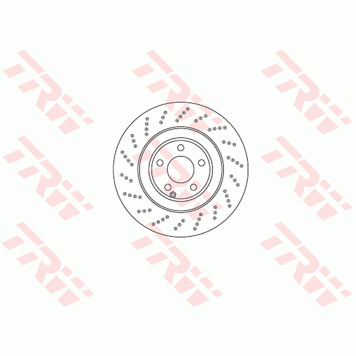 TRW Brake Rotor 344mm Front DF6668S