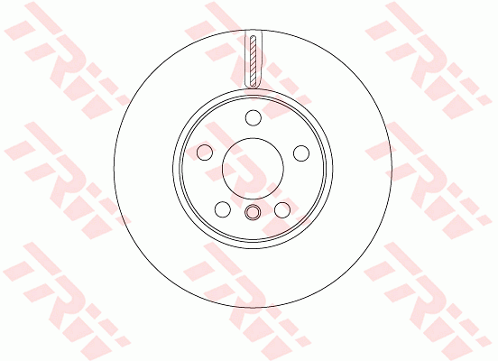 TRW Brake Rotor 307mm Front DF6747S