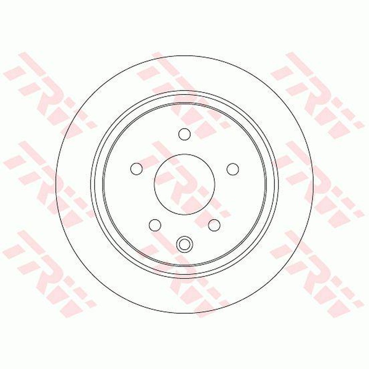 TRW Brake Rotor 292mm Rear DF7369S