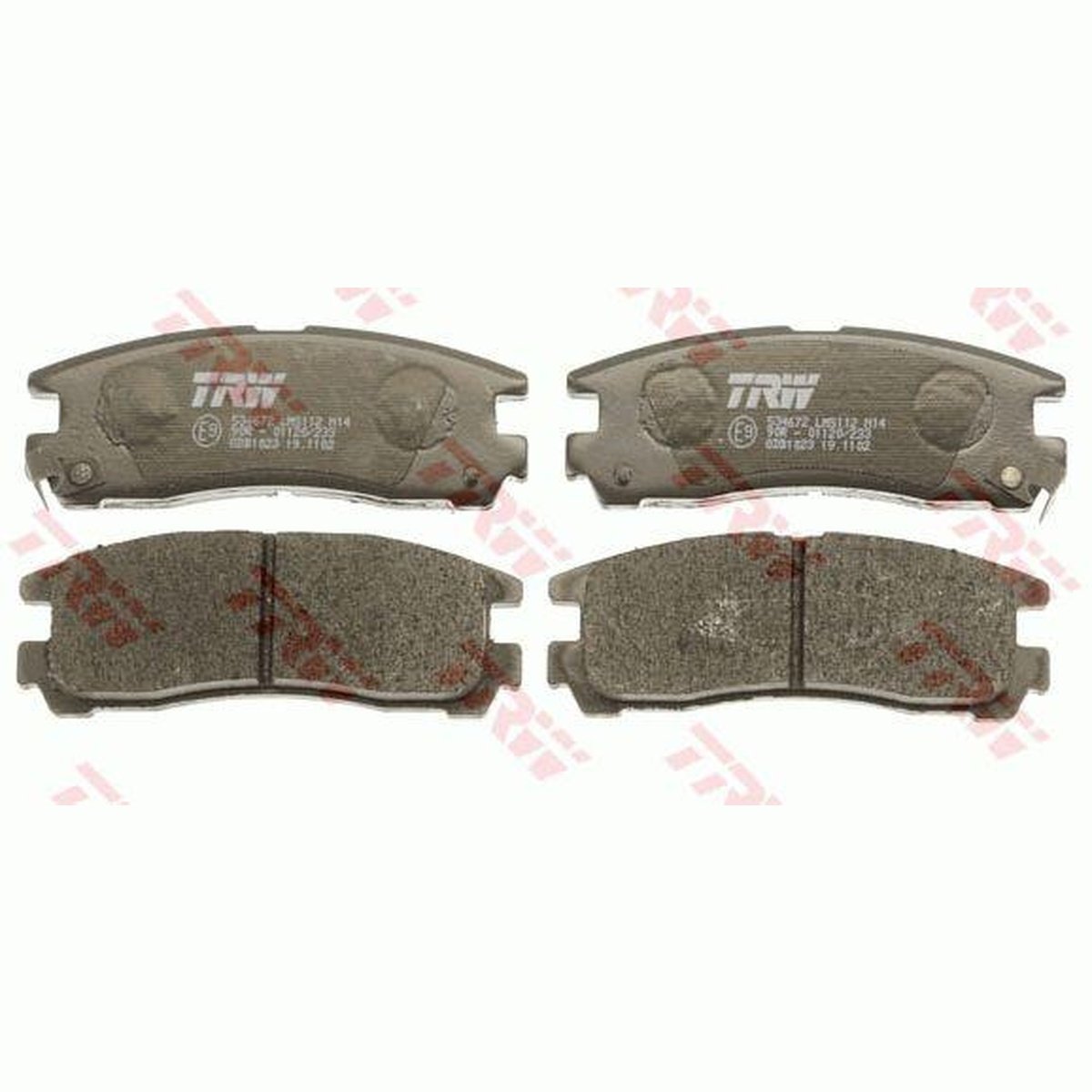 TRW DTEC Brake Pad Set Rear GDB1023DT