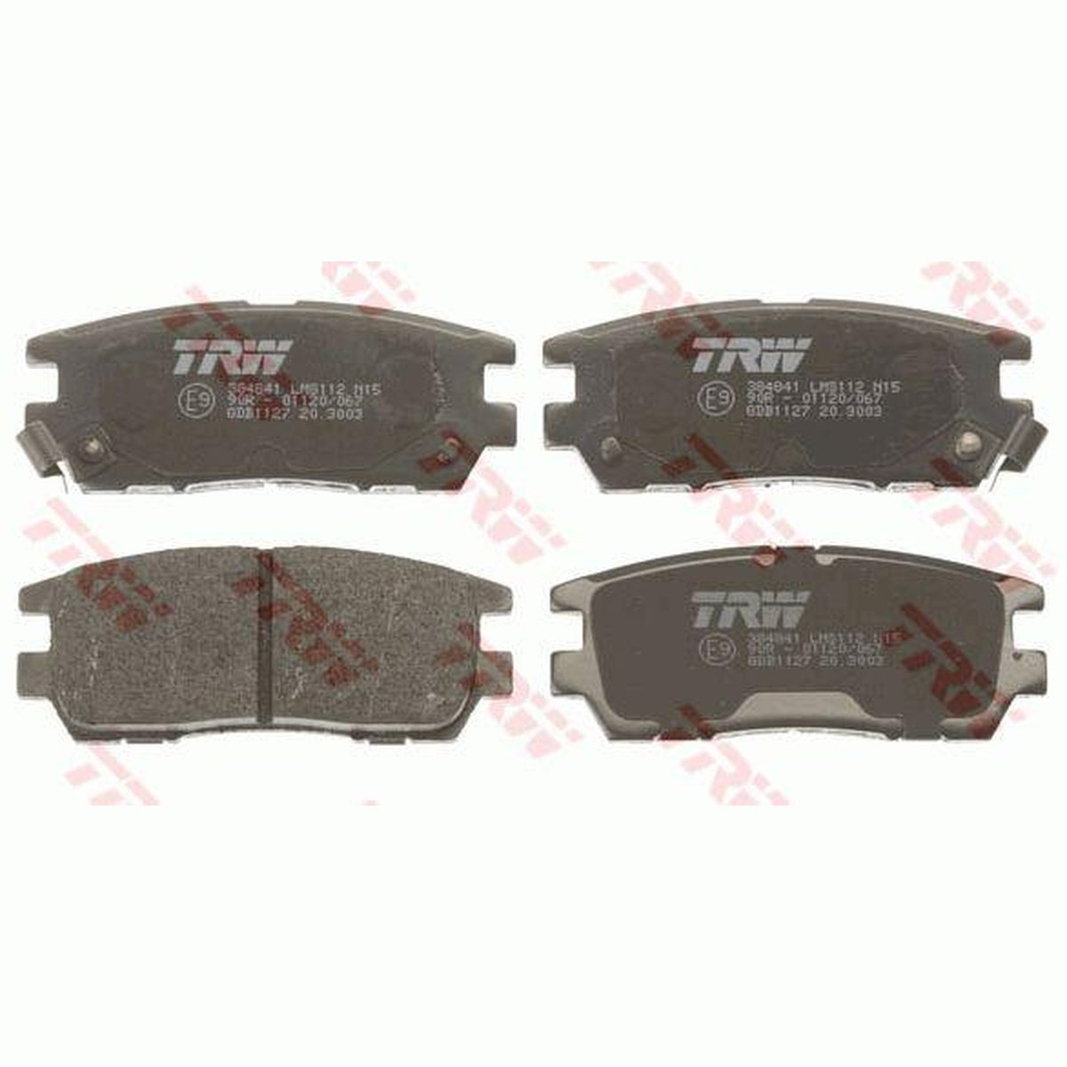 TRW DTEC Brake Pad Set Rear GDB1127DT