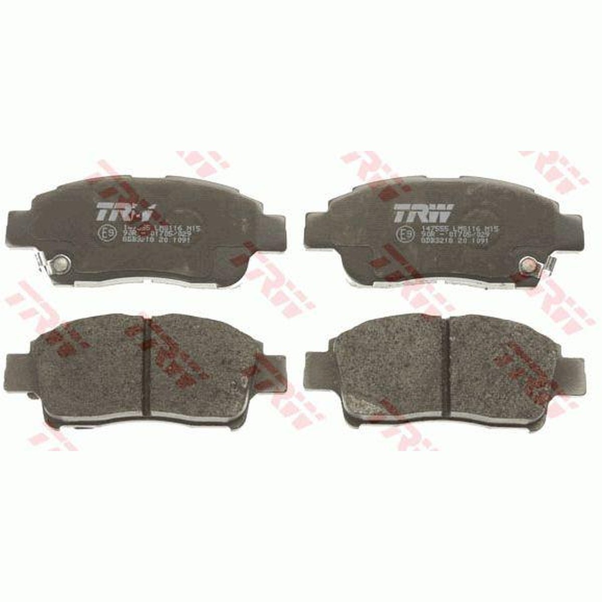 TRW DTEC Brake Pad Set Front GDB3218DT