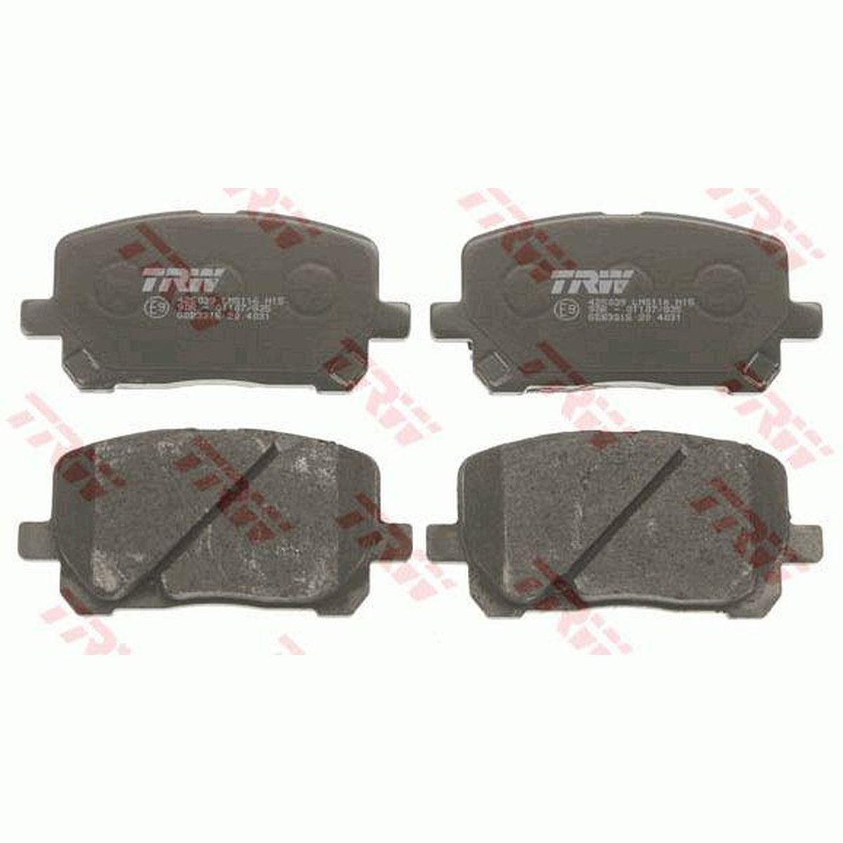 TRW DTEC Brake Pad Set Front GDB3315DT