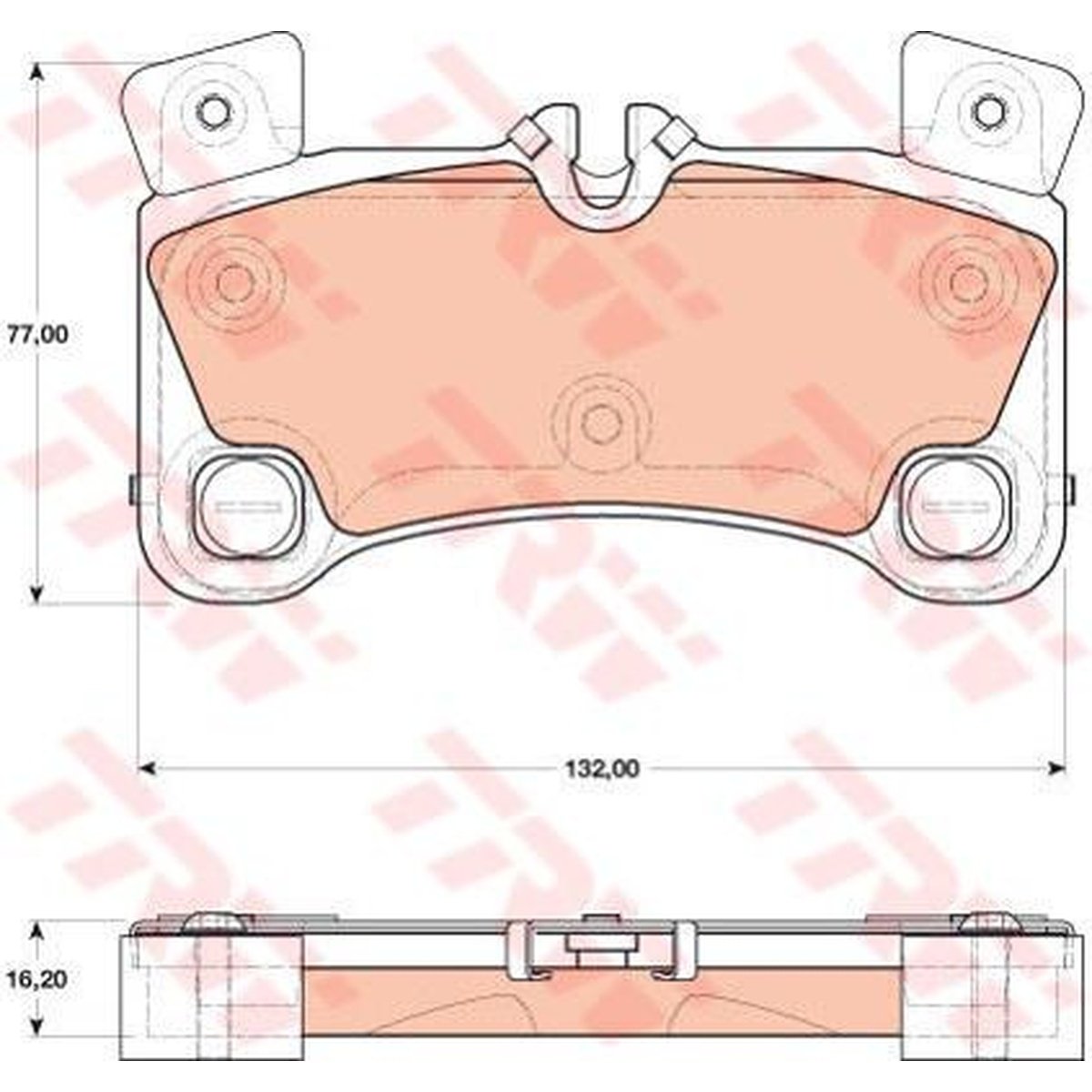 TRW Cotec Brake Pad Set GDB1775