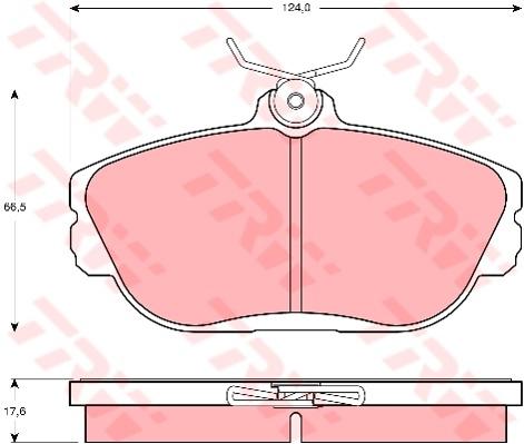 TRW Cotec Brake Pad Set GDB4033