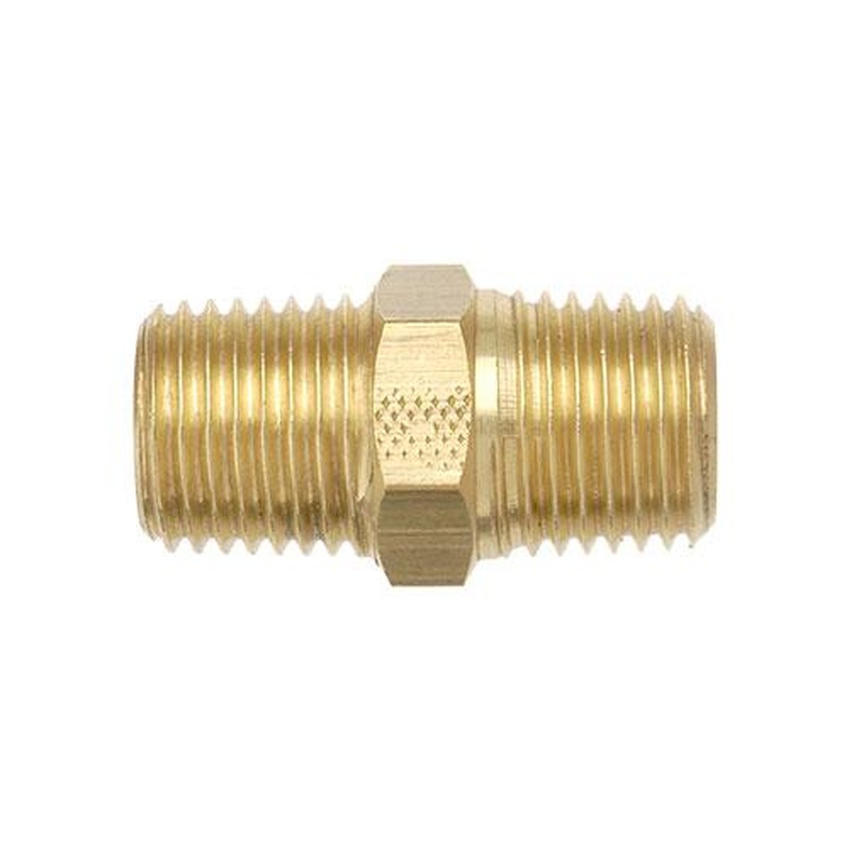 TubeFit Hexagon Joiner Brass 1/2" BSPT M 01027-08