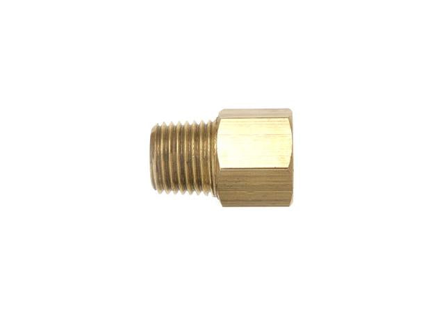 TubeFit Adaptor Brass 1/4" BSP F x 1/8" BSPT M 01072 0402