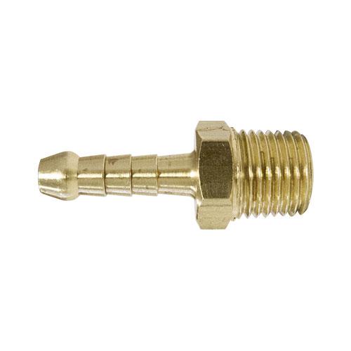TubeFit Barb Fitting Brass 5/16" BSPT x 3/8" Hose 06003-0506
