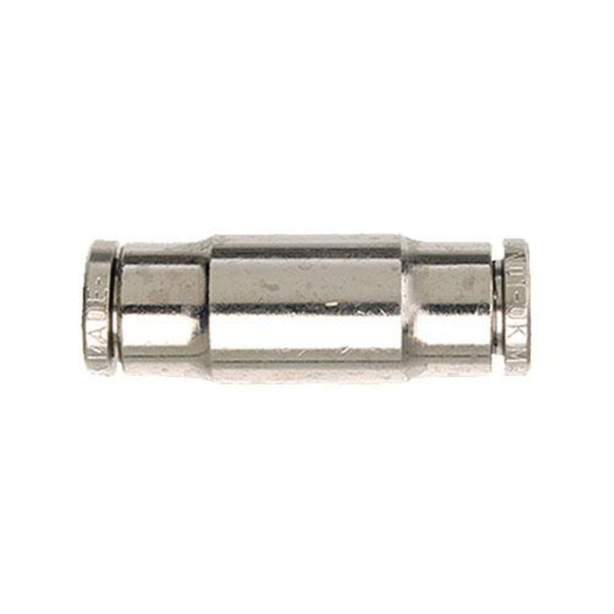 TubeFit Pneufit Push-In Tube Fitting Brass 1/4" Hose 20004-04