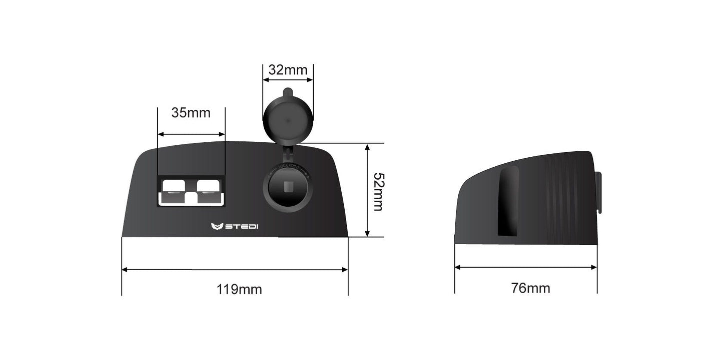 STEDI Anderson Style Cigarette Surface Mount ANDCIGSURF