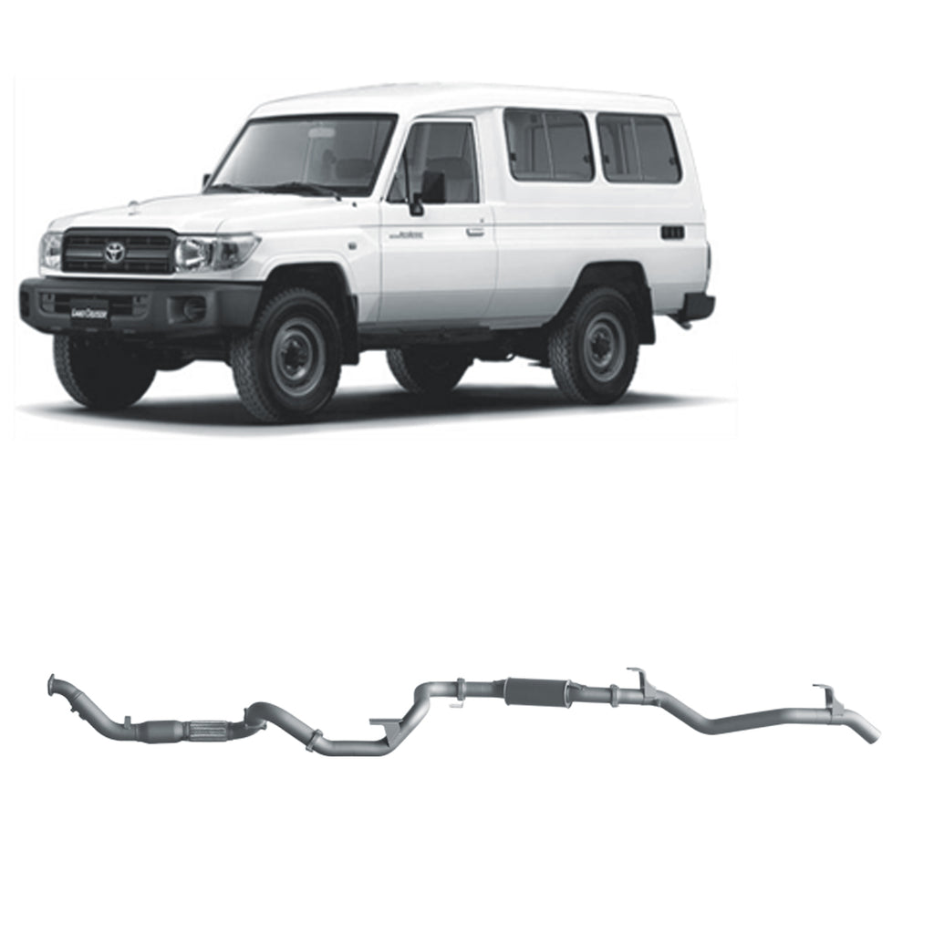 Redback Extreme Duty Exhaust 3in Dump Pipe Back (With Cat & Resonator)&nbsp; TLX41100-CR