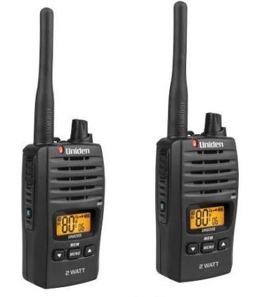 Uniden UH820S-2TP - 2 Watt UHF Handheld - Twin Pack