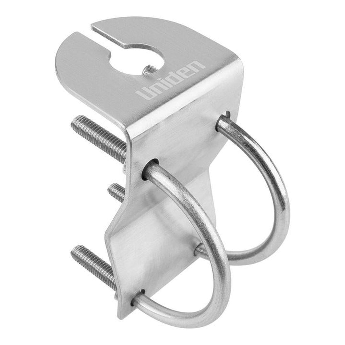 Uniden Glossy Stainless Steel Bull Bar Mount With Cable Slot