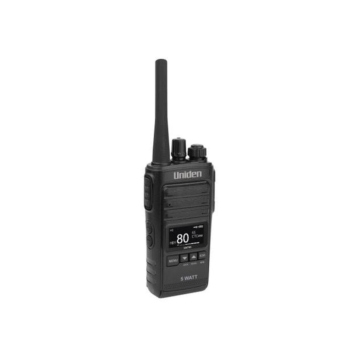 Uniden 5 Watt UHF Splashproof CB Handheld Radio - Deluxe Pack UH755-2DLX