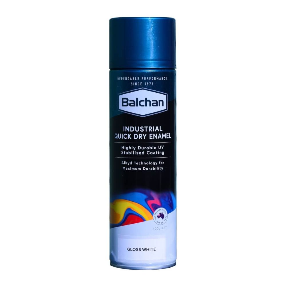 Balchan Industrial Quick Dry Enamel Gloss White BAL103010