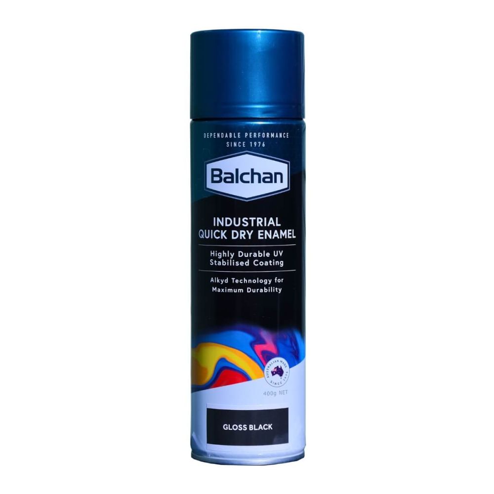 Balchan Industrial Quick Dry Enamel Gloss Black BAL103001