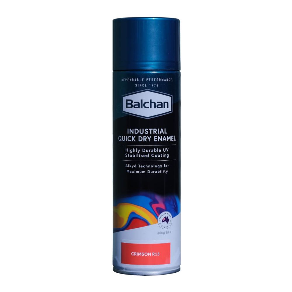 Balchan Industrial Quick Dry Enamel Crimson R15 BAL103009