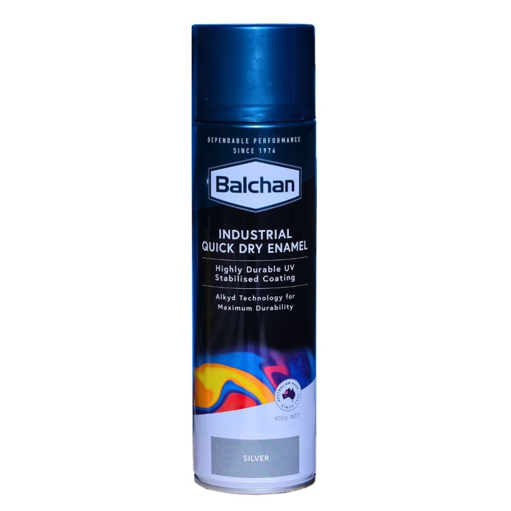 Balchan Industrial Quick Dry Enamel Silver BAL103008