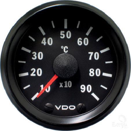 VDO Pyrometer Gauge Kit 52mm 0-900deg C 12V 310.159