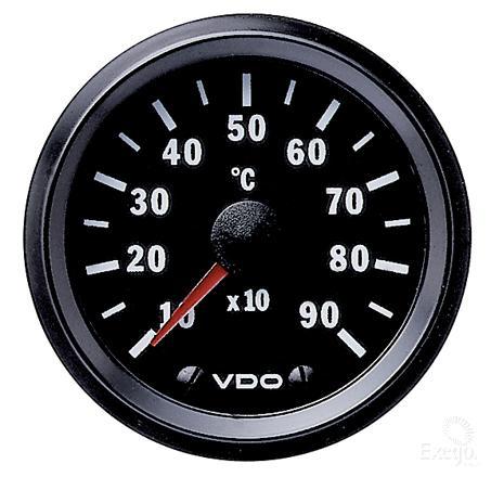 VDO Pyrometer 0-900deg C 12V 52mm Round 310015009K