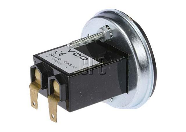 VDO Analogue Hour meter Counter-Type w/Ops Ind 52mm 10/80V Black Bezel 331.600