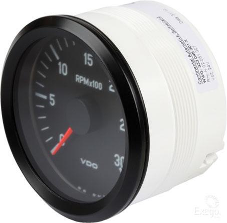 VDO Tachometer Elec 0-3000 RPM 80mm Round 24V 333045001