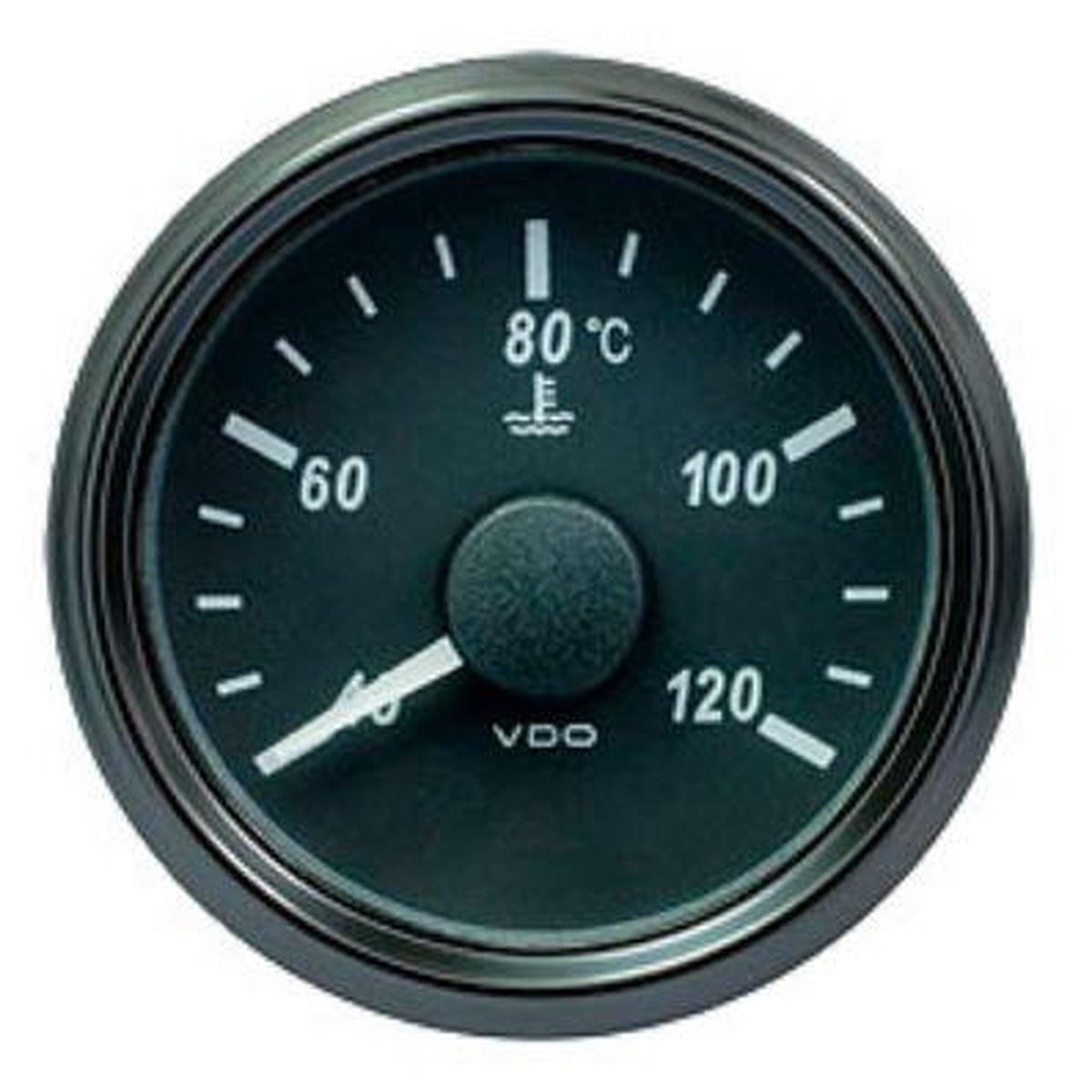 VDO Water Temperature Gauge 10-120deg C 52mm Round A2C3833320030
