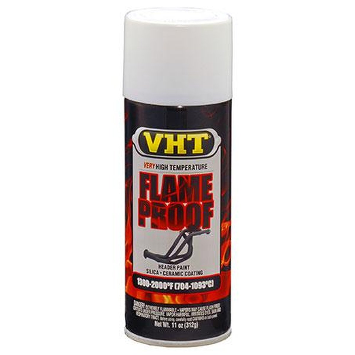 VHT Aerosol Spray Flameproof Primer White 312g (704-1093 DegC) SP118