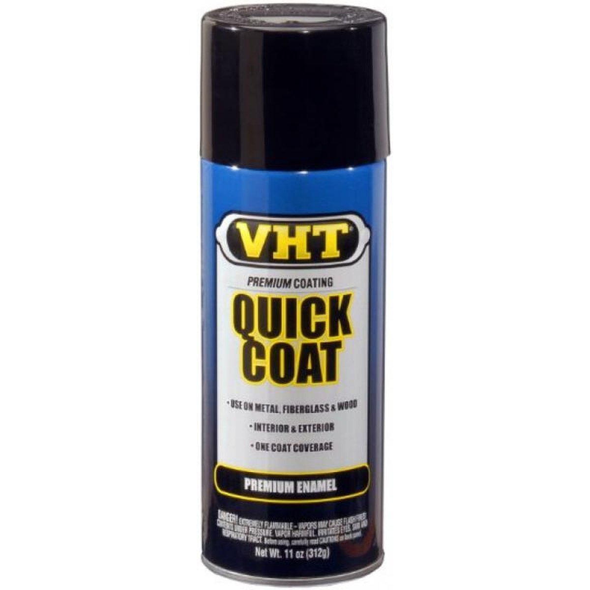 VHT Aerosol Spray Quick Coat Flat Black 312g SP510